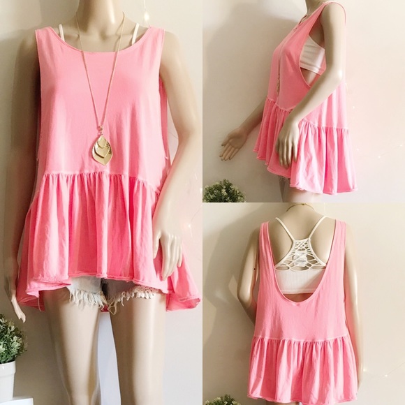 SOLD ✨HP✨ Free People Cantina Ruffle Tank (M) - Picture 2 of 6